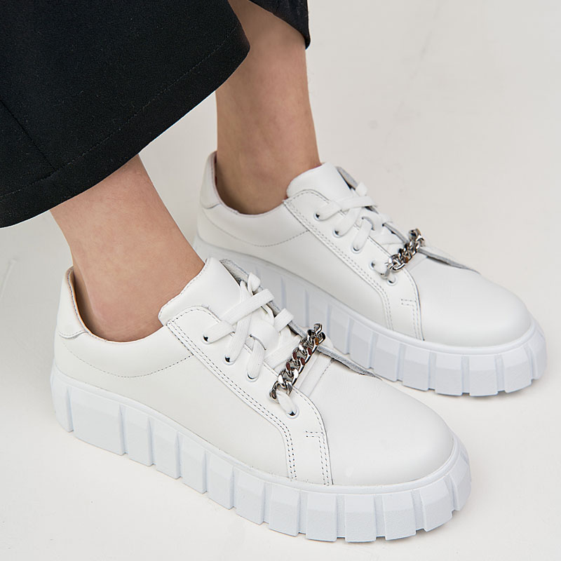 Полуботинки, артикул 2064, цвет белый купить в интернет-магазине Shoeslel с доставкой по России