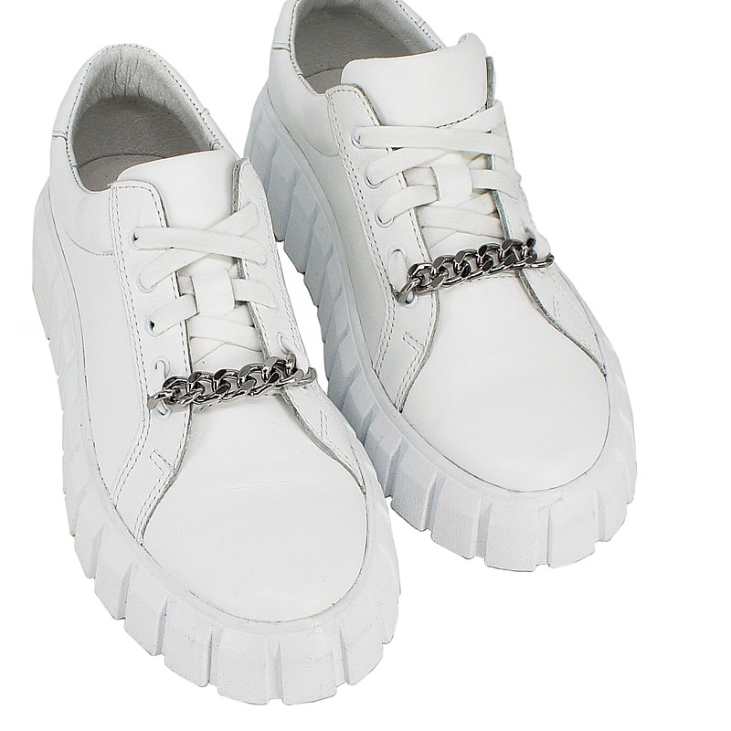 Полуботинки, артикул 2064, цвет белый купить в интернет-магазине Shoeslel с доставкой по России