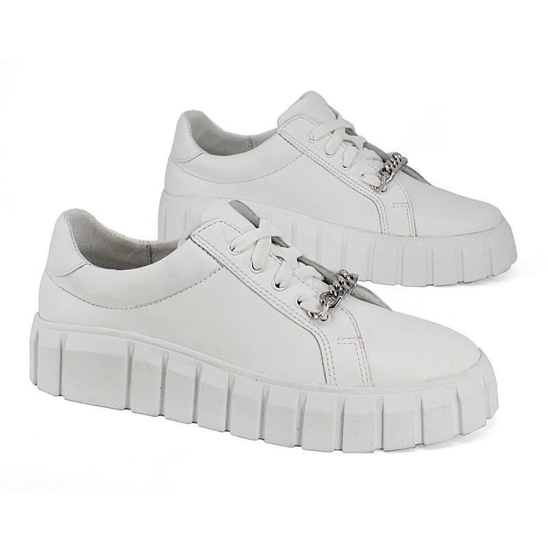 Полуботинки, артикул 2064, цвет белый купить в интернет-магазине Shoeslel с доставкой по России