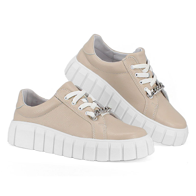 Полуботинки, артикул 2064, цвет капучино купить в интернет-магазине Shoeslel с доставкой по России