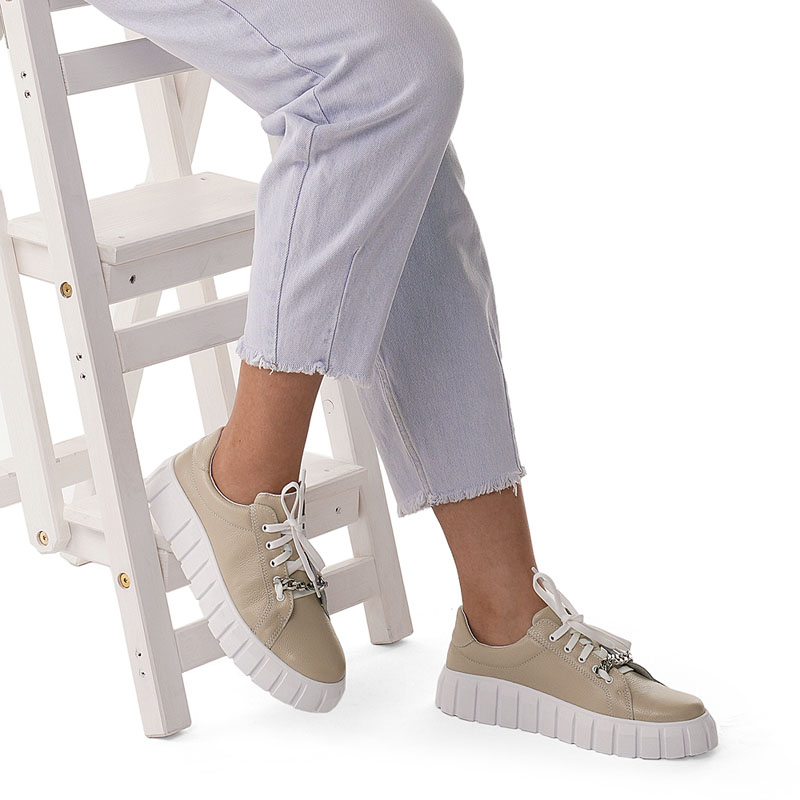 Полуботинки, артикул 2064, цвет капучино купить в интернет-магазине Shoeslel с доставкой по России