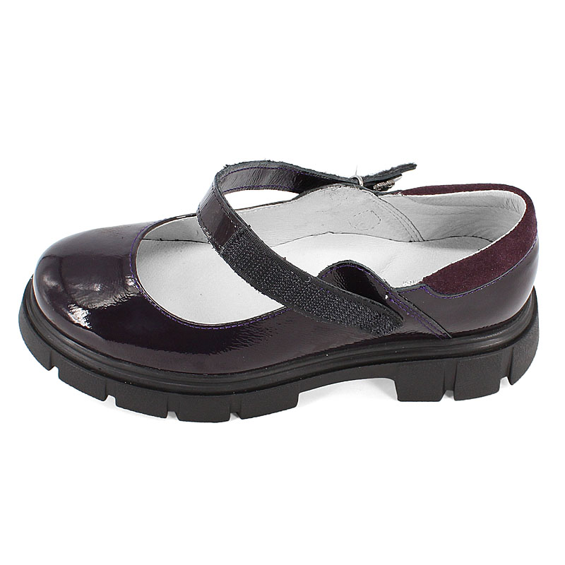 Туфли, артикул 2069, цвет черничный купить в интернет-магазине Shoeslel с доставкой по России