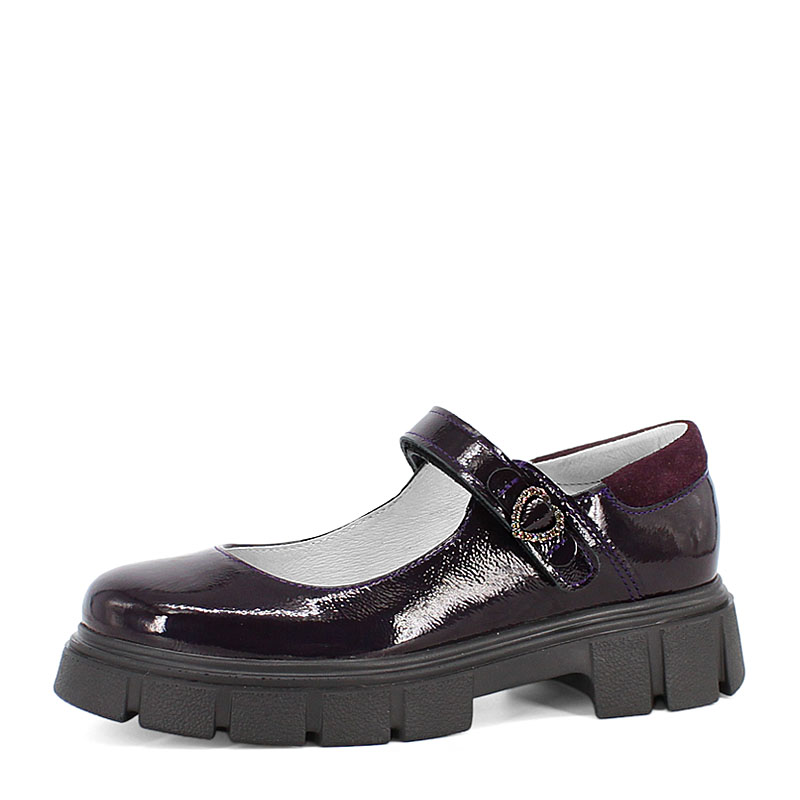 Туфли, артикул 2069, цвет черничный купить в интернет-магазине Shoeslel с доставкой по России