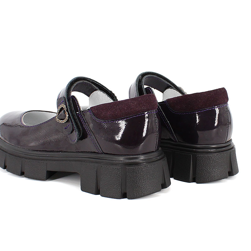 Туфли, артикул 2069, цвет черничный купить в интернет-магазине Shoeslel с доставкой по России