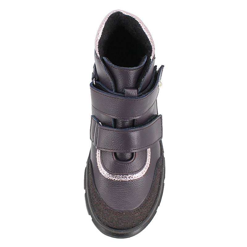 Ботинки, артикул 2072, цвет черничный купить в интернет-магазине Shoeslel с доставкой по России