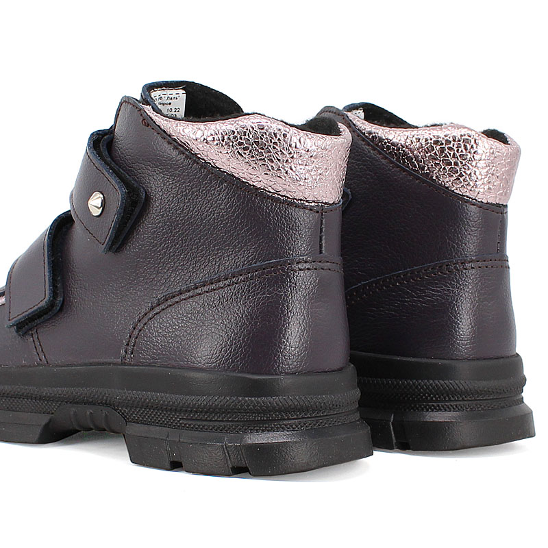 Ботинки, артикул 2072, цвет черничный купить в интернет-магазине Shoeslel с доставкой по России