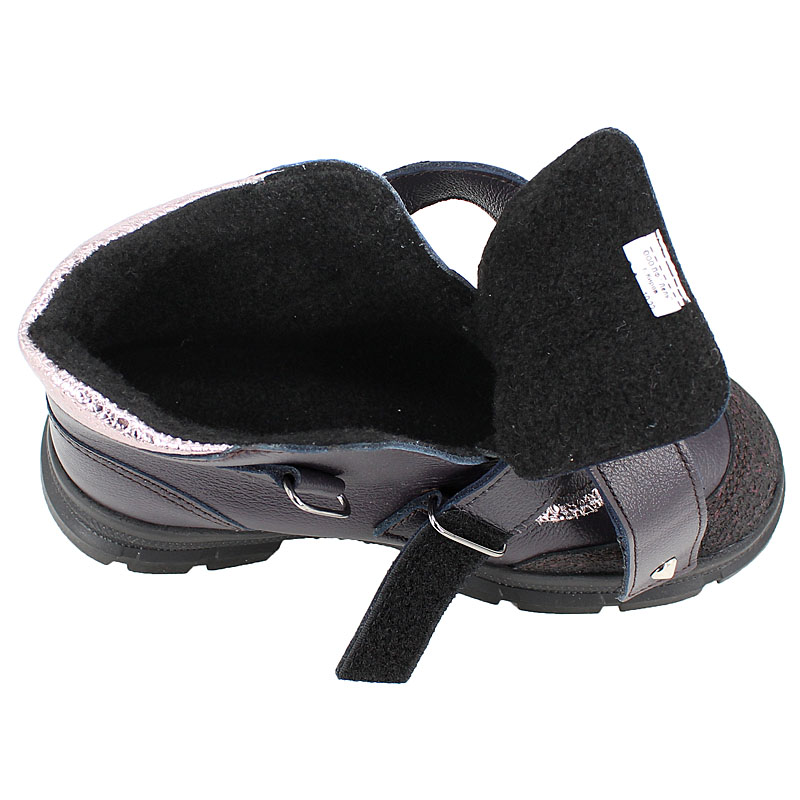 Ботинки, артикул 2072, цвет черничный купить в интернет-магазине Shoeslel с доставкой по России