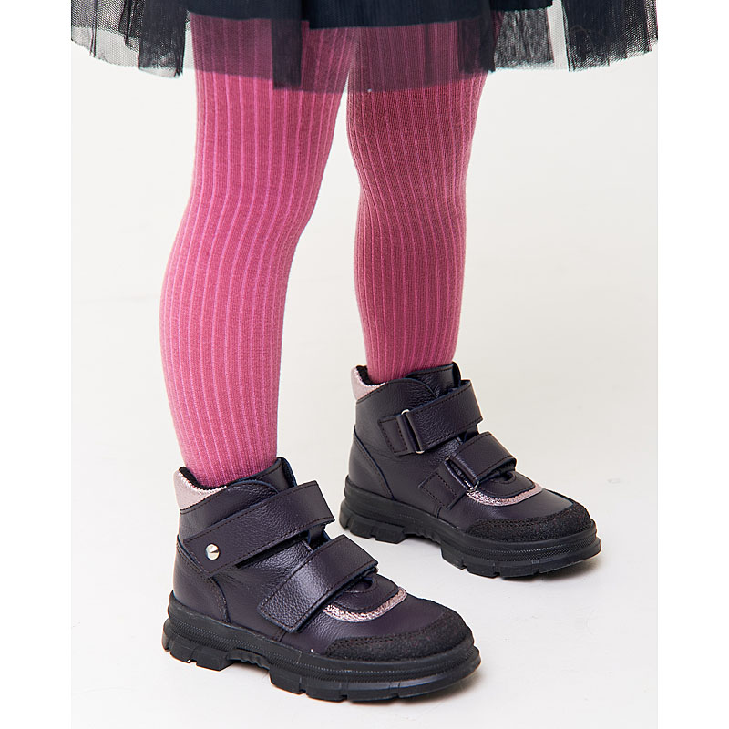 Ботинки, артикул 2072, цвет черничный купить в интернет-магазине Shoeslel с доставкой по России