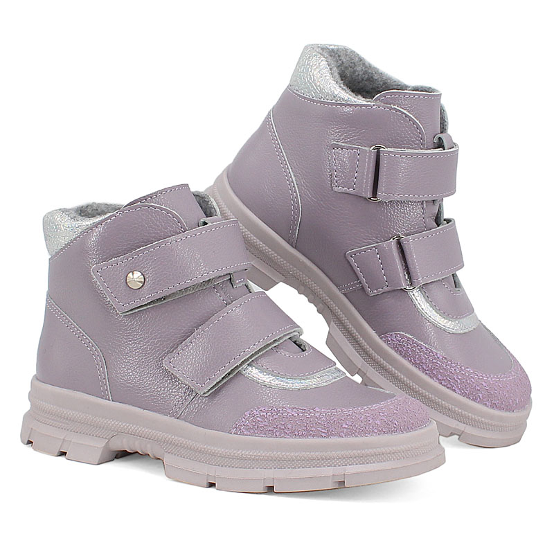 Ботинки, артикул 2072, цвет сиреневый купить в интернет-магазине Shoeslel с доставкой по России