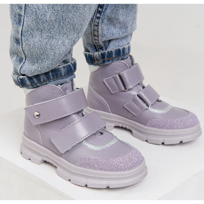 Ботинки, артикул 2072, цвет сиреневый купить в интернет-магазине Shoeslel с доставкой по России