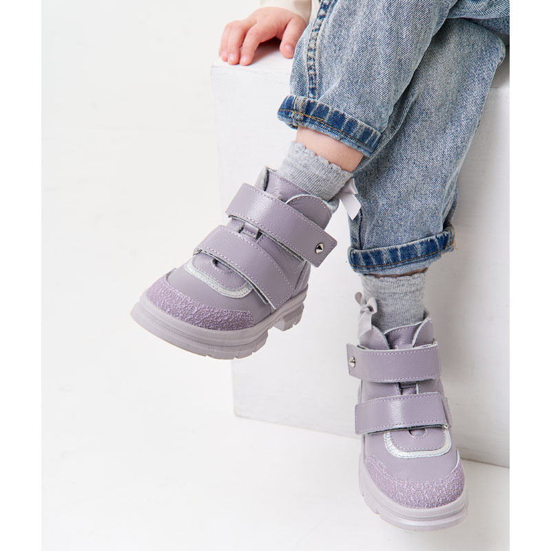 Ботинки, артикул 2072, цвет сиреневый купить в интернет-магазине Shoeslel с доставкой по России