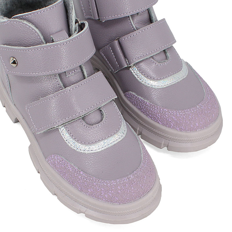 Ботинки, артикул 2072, цвет сиреневый купить в интернет-магазине Shoeslel с доставкой по России