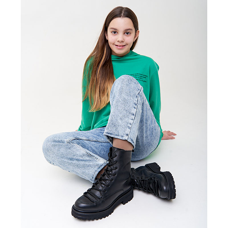 Ботинки, артикул 2077, цвет черный купить в интернет-магазине Shoeslel с доставкой по России