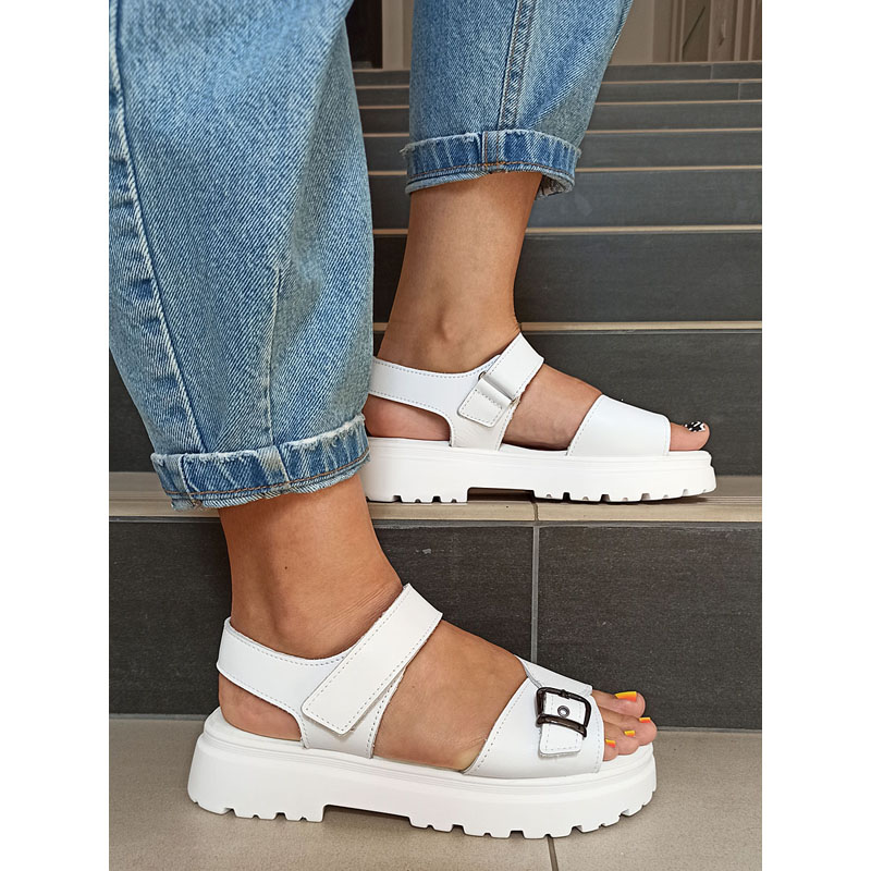 Туфли летние, артикул 2078, цвет белый купить в интернет-магазине Shoeslel с доставкой по России