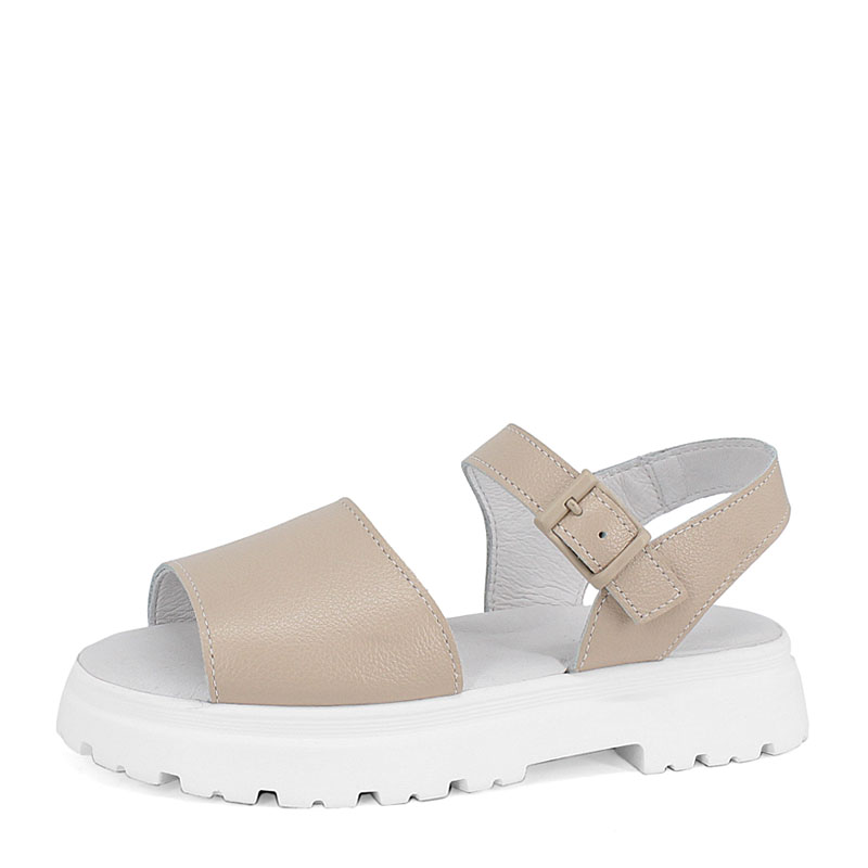 Туфли летние, артикул 2079, цвет бежевый купить в интернет-магазине Shoeslel с доставкой по России