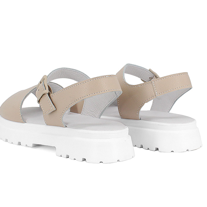 Туфли летние, артикул 2079, цвет бежевый купить в интернет-магазине Shoeslel с доставкой по России