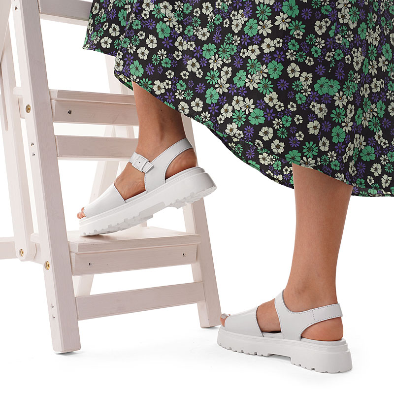 Туфли летние, артикул 2079, цвет белый купить в интернет-магазине Shoeslel с доставкой по России