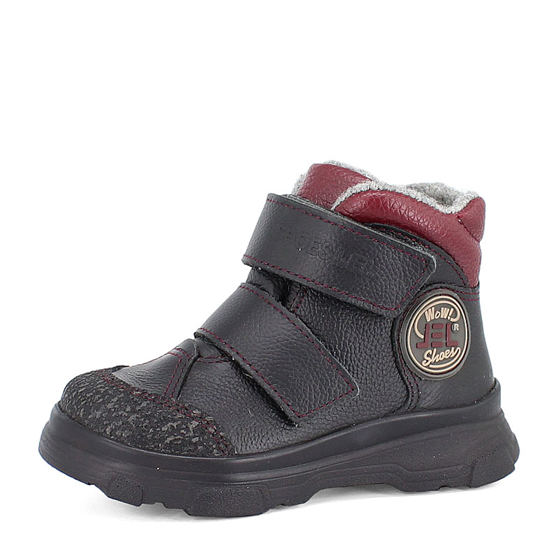 Ботинки малодетские, артикул 2083, цвет черный купить в интернет-магазине Shoeslel с доставкой по России