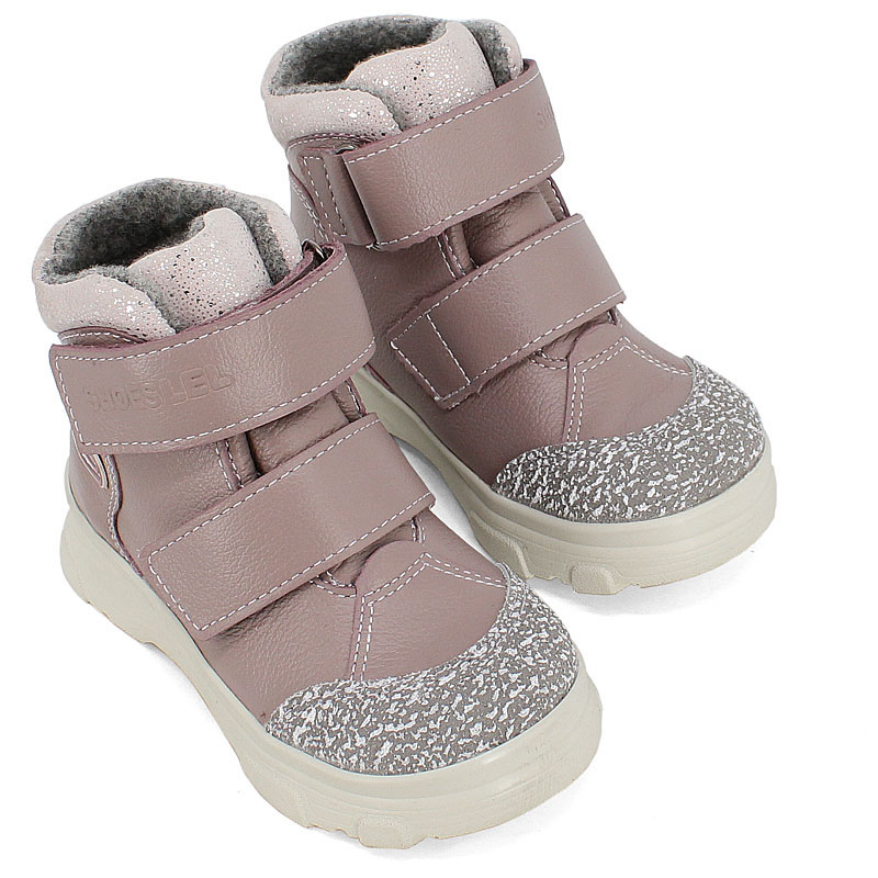 Ботинки малодетские, артикул 2083, цвет пыльно-розовый купить в интернет-магазине Shoeslel с доставкой по России