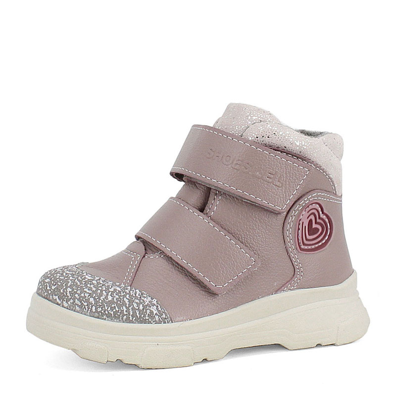 Ботинки малодетские, артикул 2083, цвет пыльно-розовый купить в интернет-магазине Shoeslel с доставкой по России