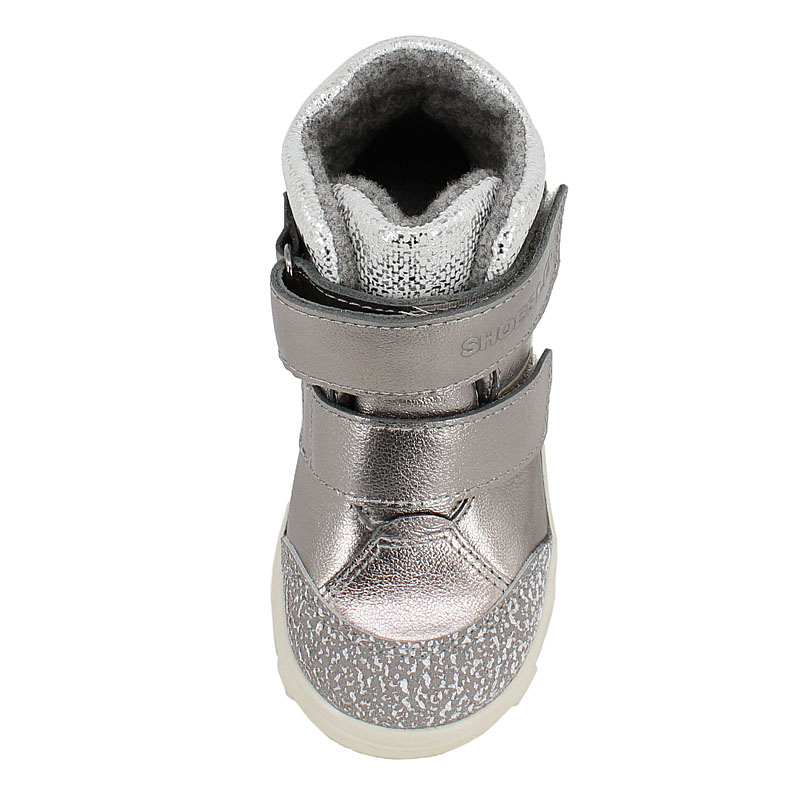 Ботинки малодетские, артикул 2083, цвет серебристый купить в интернет-магазине Shoeslel с доставкой по России
