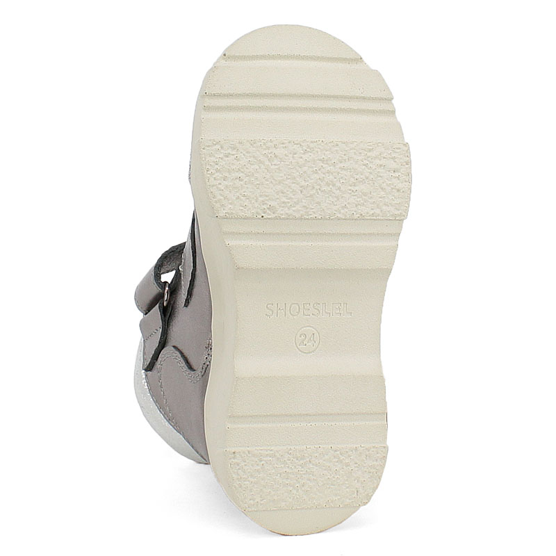 Ботинки малодетские, артикул 2083, цвет серебристый купить в интернет-магазине Shoeslel с доставкой по России