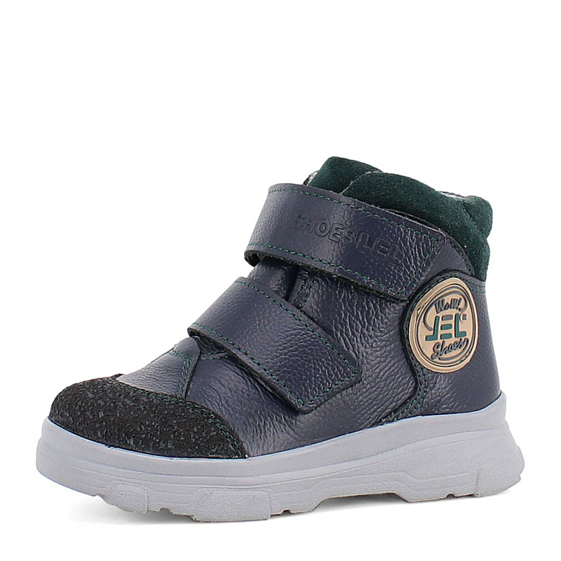 Ботинки малодетские, артикул 2083, цвет синий купить в интернет-магазине Shoeslel с доставкой по России