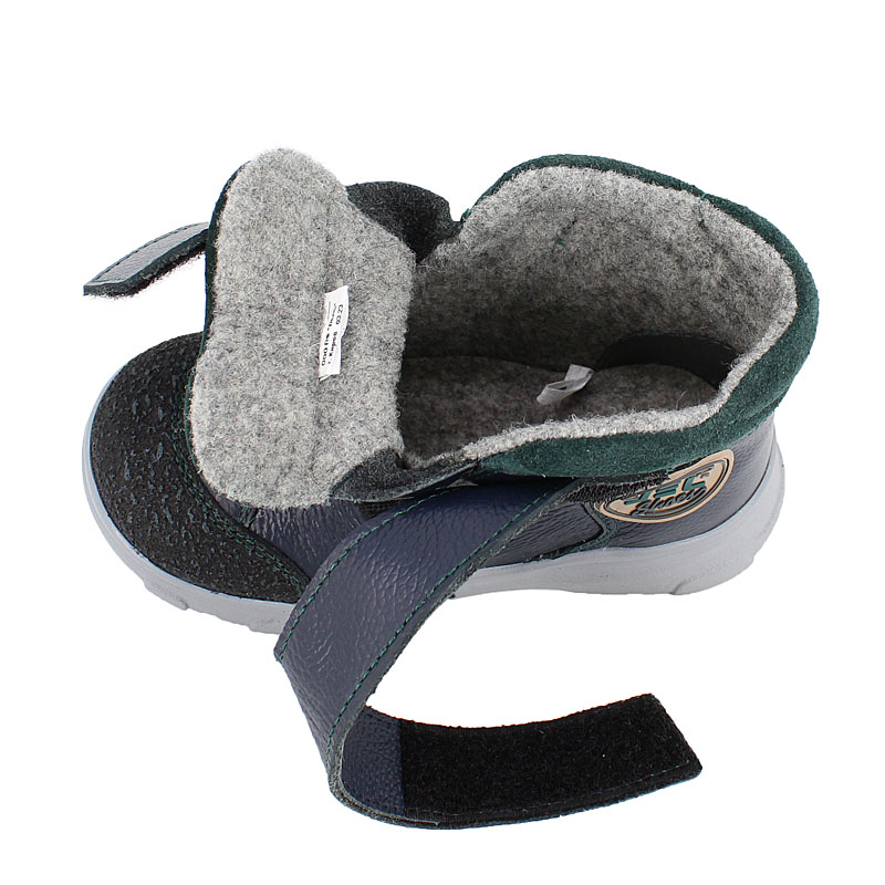 Ботинки малодетские, артикул 2083, цвет синий купить в интернет-магазине Shoeslel с доставкой по России