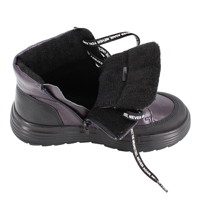 Ботинки, артикул 2084, цвет черничный купить в интернет-магазине Shoeslel с доставкой по России