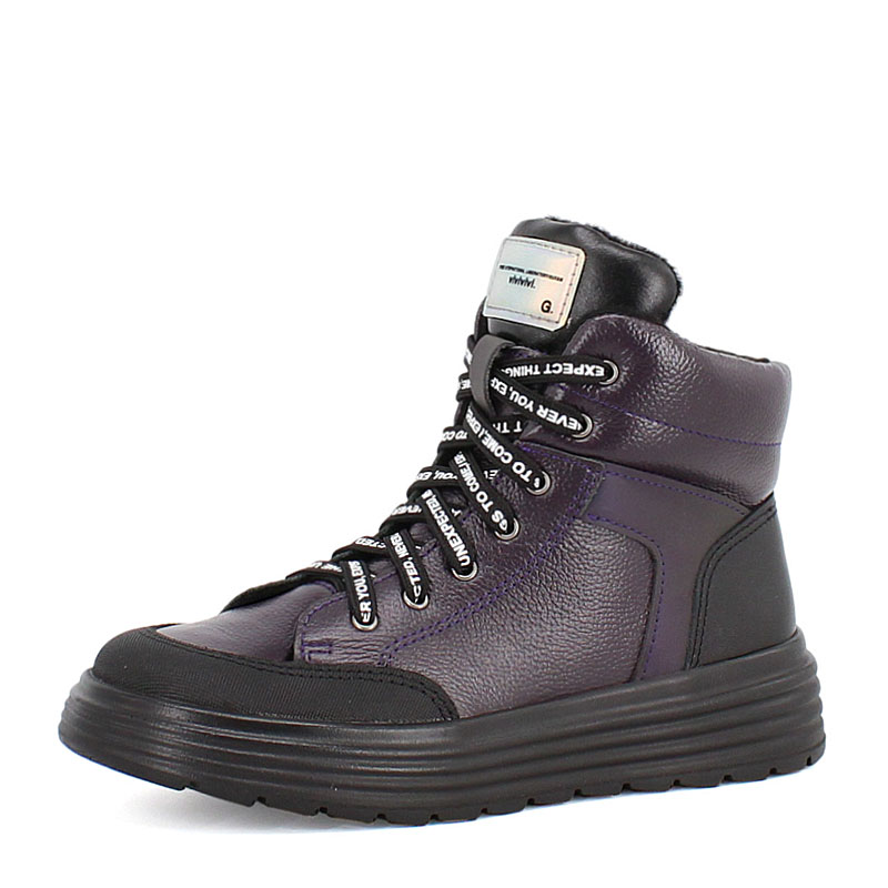 Ботинки, артикул 2084, цвет черничный купить в интернет-магазине Shoeslel с доставкой по России