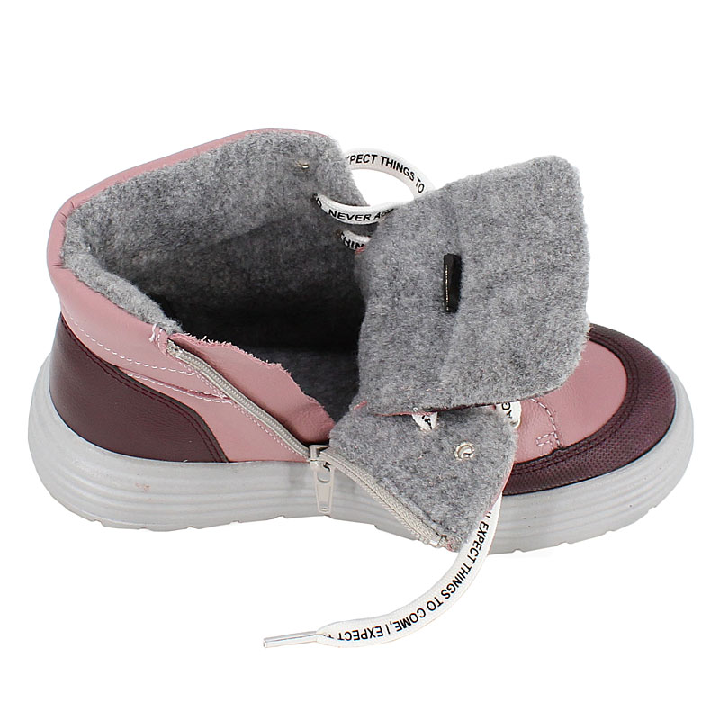 Ботинки, артикул 2084, цвет пыльно-розовый купить в интернет-магазине Shoeslel с доставкой по России