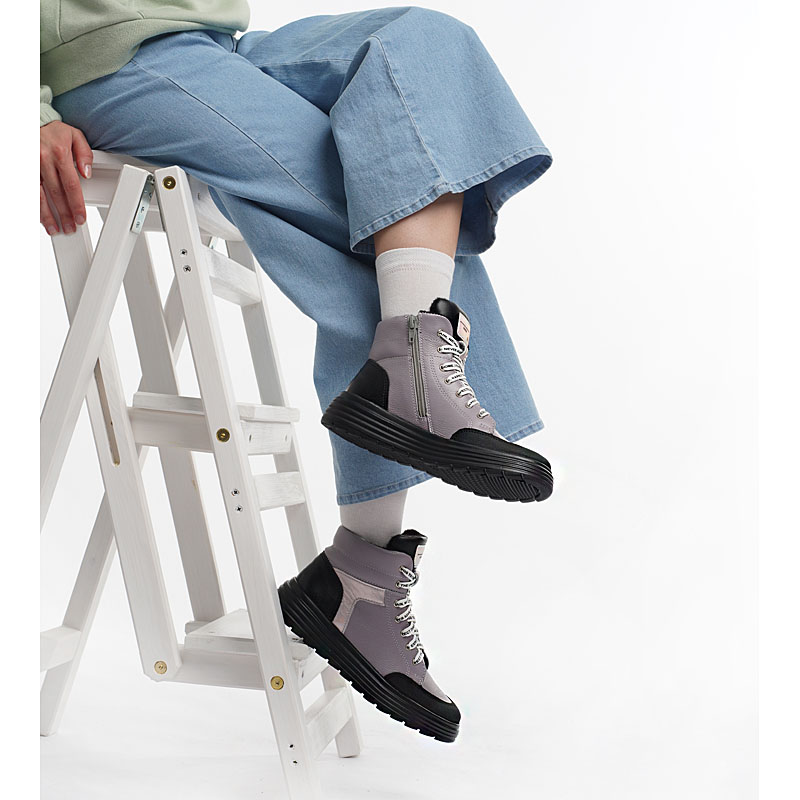 Ботинки, артикул 2084, цвет сиреневый купить в интернет-магазине Shoeslel с доставкой по России