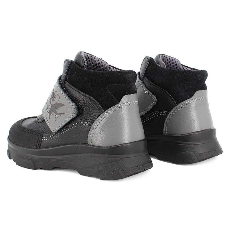 Ботинки малодетские, артикул 2087, цвет черный купить в интернет-магазине Shoeslel с доставкой по России