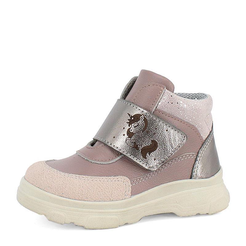 Ботинки малодетские, артикул 2087, цвет пыльно-розовый купить в интернет-магазине Shoeslel с доставкой по России