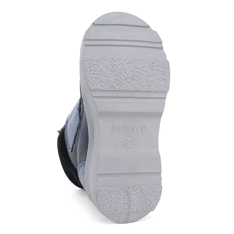 Ботинки малодетские, артикул 2087, цвет синий купить в интернет-магазине Shoeslel с доставкой по России