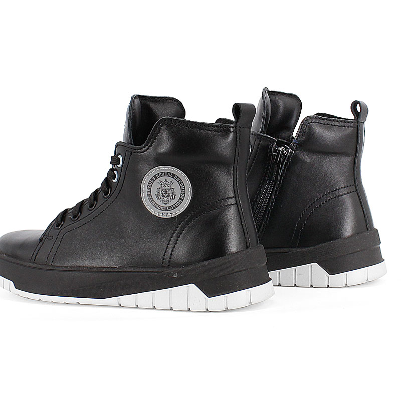 Ботинки, артикул 2096, цвет черный купить в интернет-магазине Shoeslel с доставкой по России