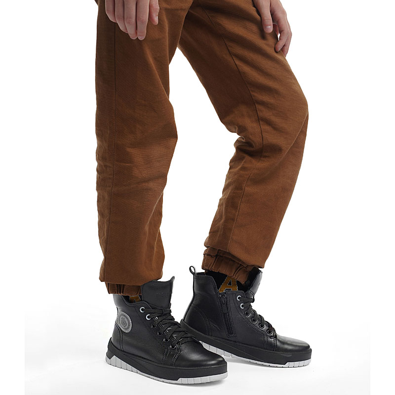 Ботинки, артикул 2096, цвет черный купить в интернет-магазине Shoeslel с доставкой по России