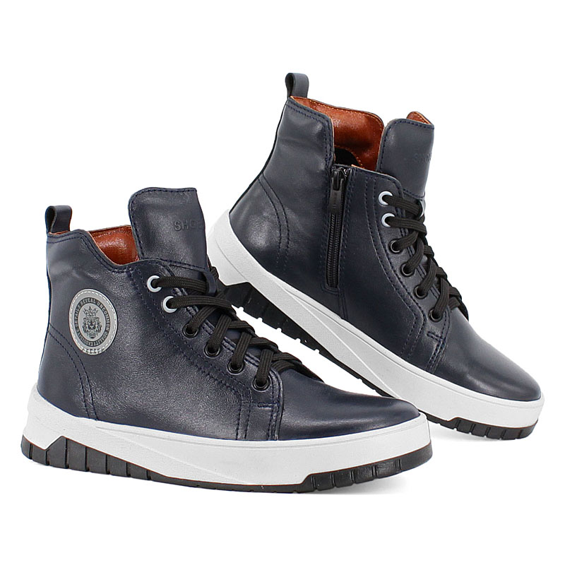 Ботинки, артикул 2096, цвет синий купить в интернет-магазине Shoeslel с доставкой по России