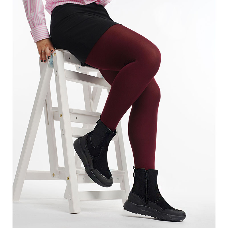 Полусапожки, артикул 2097, цвет черный купить в интернет-магазине Shoeslel с доставкой по России