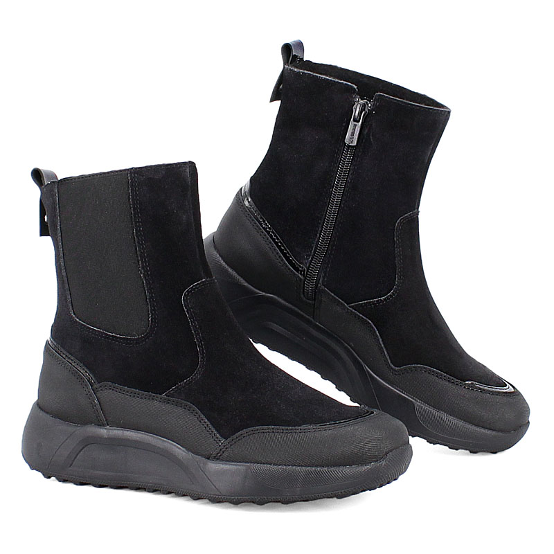 Полусапожки, артикул 2097, цвет черный купить в интернет-магазине Shoeslel с доставкой по России