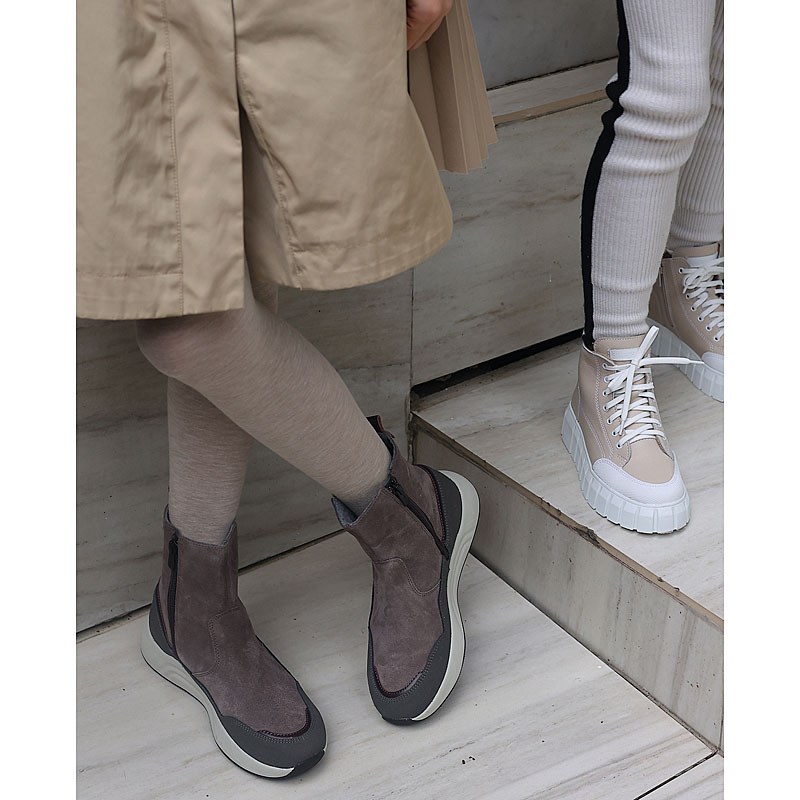 Полусапожки, артикул 2097, цвет мокко купить в интернет-магазине Shoeslel с доставкой по России