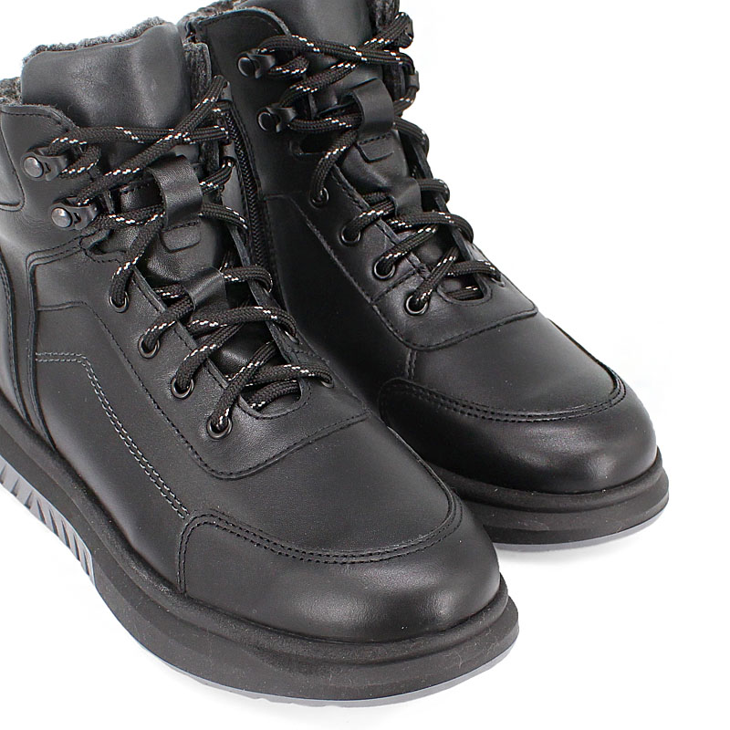 Ботинки, артикул 2102, цвет черный купить в интернет-магазине Shoeslel с доставкой по России