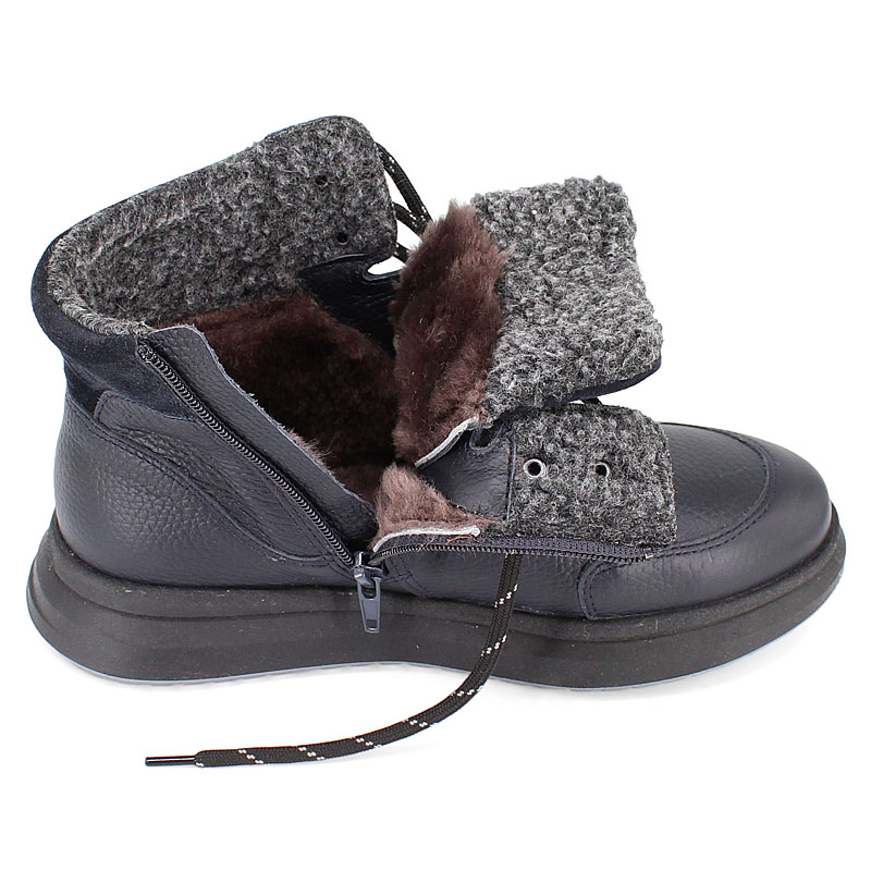 Ботинки, артикул 2102, цвет синий купить в интернет-магазине Shoeslel с доставкой по России