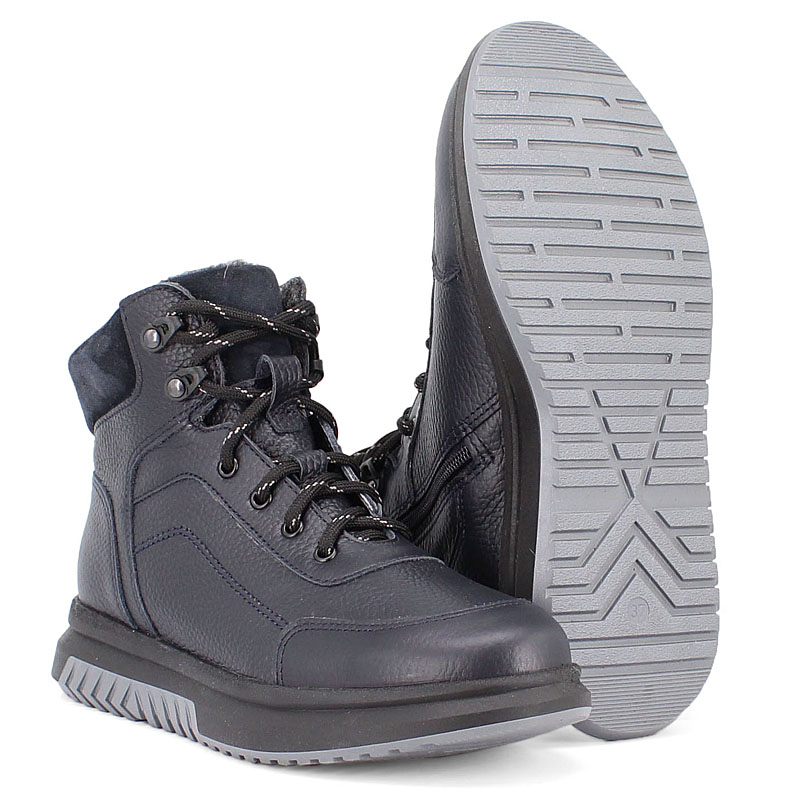 Ботинки, артикул 2102, цвет синий купить в интернет-магазине Shoeslel с доставкой по России