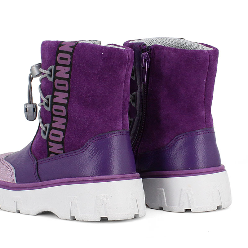 Сапожки малодетские, артикул 2104, цвет фиолетовый купить в интернет-магазине Shoeslel с доставкой по России