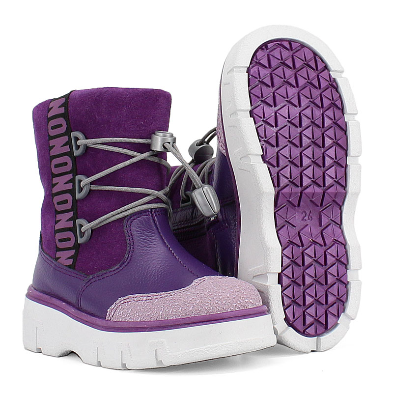 Сапожки малодетские, артикул 2104, цвет фиолетовый купить в интернет-магазине Shoeslel с доставкой по России