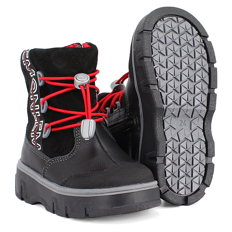 Сапожки малодетские, артикул 2104, цвет черный купить в интернет-магазине Shoeslel с доставкой по России