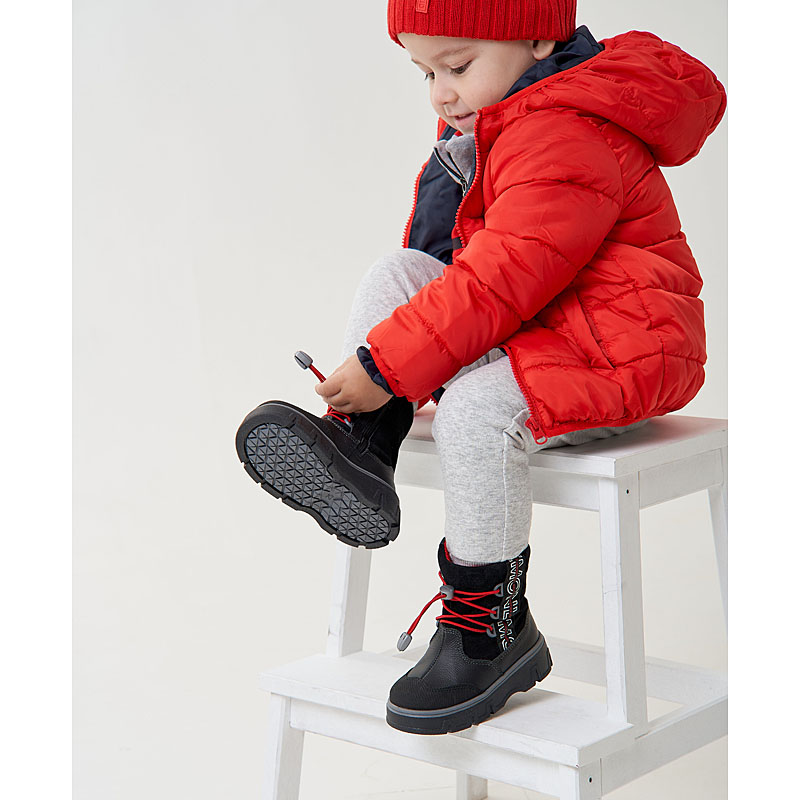 Сапожки малодетские, артикул 2104, цвет черный купить в интернет-магазине Shoeslel с доставкой по России