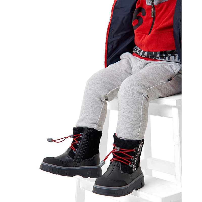 Сапожки малодетские, артикул 2104, цвет черный купить в интернет-магазине Shoeslel с доставкой по России