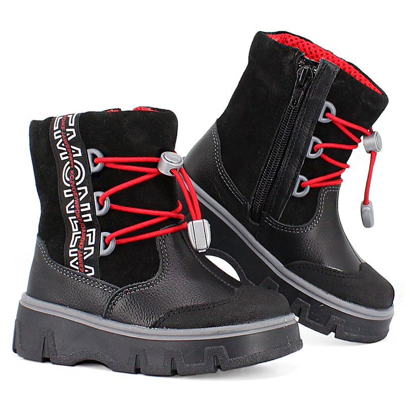 Сапожки малодетские, артикул 2104, цвет черный купить в интернет-магазине Shoeslel с доставкой по России